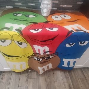 M&M  throw blanket